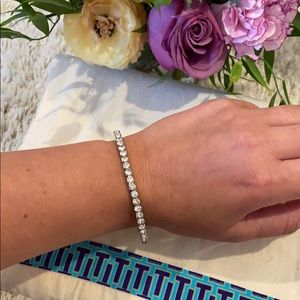 Silver and Crystal Bracelet